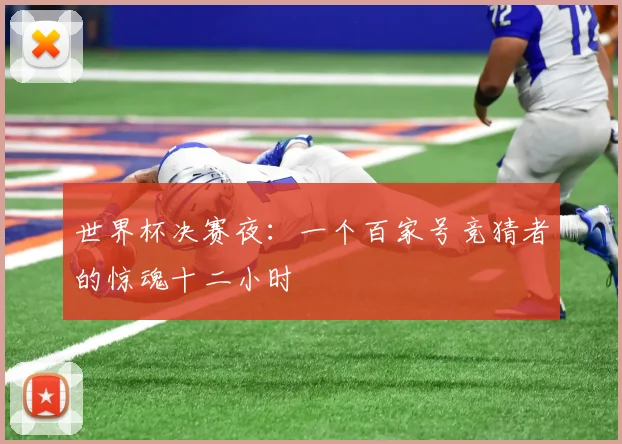 世界杯决赛夜：一个百家号竞猜者的惊魂十二小时